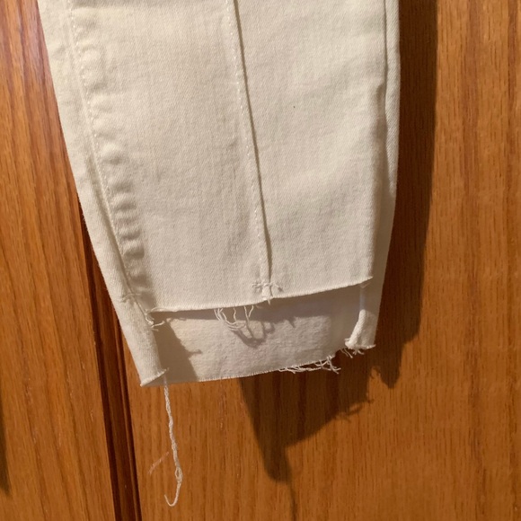 FREE PEOPLE Womens White Zippered Pocketed Skinny Jeans - Picture 3 of 5